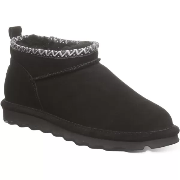 imageBEARPAW Womens Super Shorty Deco Multiple Colors  Womens Ankle Boot  Womens Slip On Boot  Comfortable Winter BootBlack Ii
