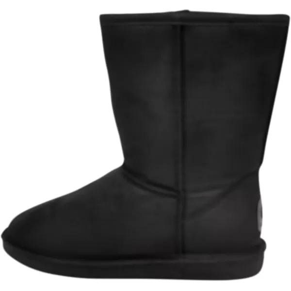 imageBEARPAW Emma Short Womens Classic Winter Slip On Boots Lightweight Suede Boots Multiple ColorsBlack Ii