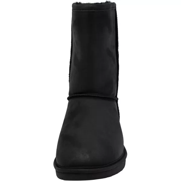 imageBEARPAW Emma Short Womens Classic Winter Slip On Boots Lightweight Suede Boots Multiple ColorsBlack Ii