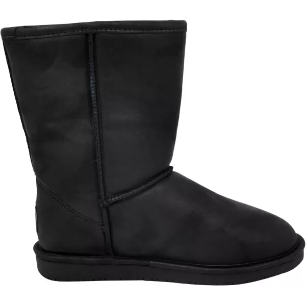 imageBEARPAW Emma Short Womens Classic Winter Slip On Boots Lightweight Suede Boots Multiple ColorsBlack Ii