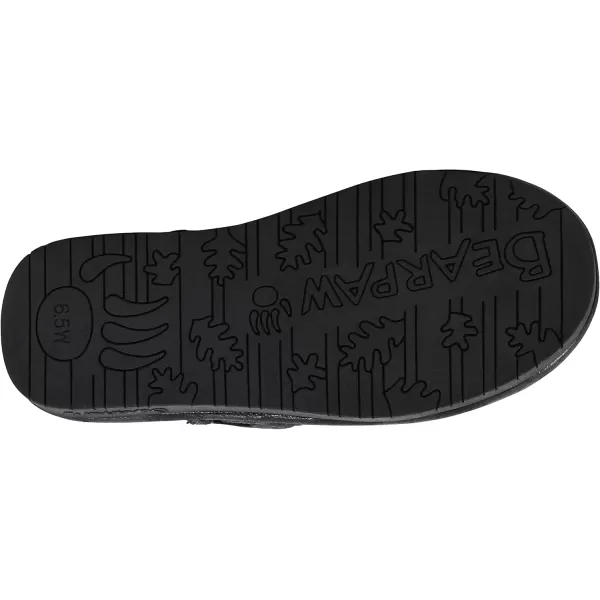 imageBEARPAW Emma Short Womens Classic Winter Slip On Boots Lightweight Suede Boots Multiple ColorsBlack Smooth
