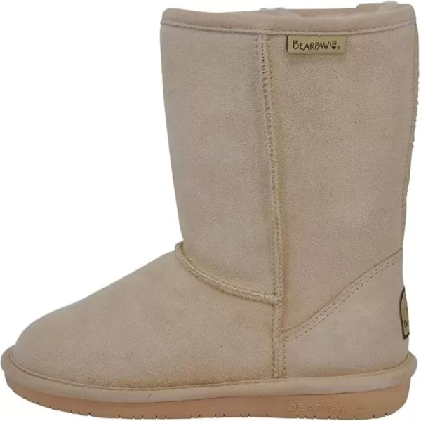 imageBEARPAW Emma Short Womens Classic Winter Slip On Boots Lightweight Suede Boots Multiple ColorsCamel