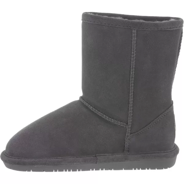 imageBEARPAW Emma Short Womens Classic Winter Slip On Boots Lightweight Suede Boots Multiple ColorsCharcoal