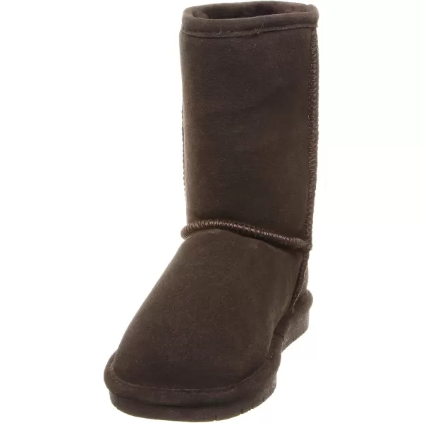 imageBEARPAW Emma Short Womens Classic Winter Slip On Boots Lightweight Suede Boots Multiple ColorsChocolate Ii