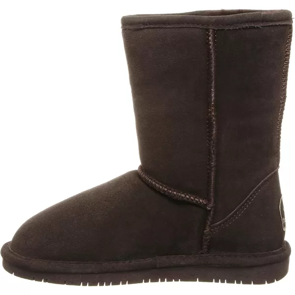 imageBEARPAW Emma Short Womens Classic Winter Slip On Boots Lightweight Suede Boots Multiple ColorsChocolate Ii