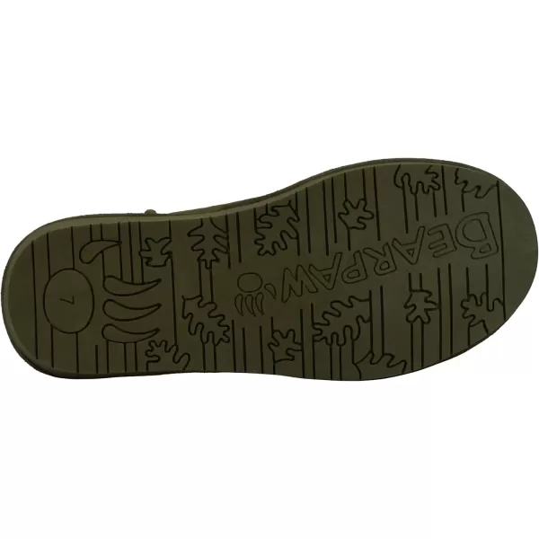 imageBEARPAW Emma Short Womens Classic Winter Slip On Boots Lightweight Suede Boots Multiple ColorsDark Olive