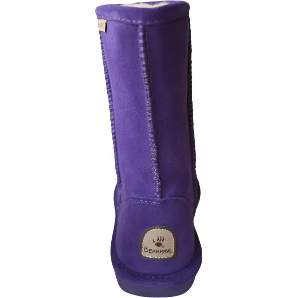 imageBEARPAW Emma Short Womens Classic Winter Slip On Boots Lightweight Suede Boots Multiple ColorsDark Purple