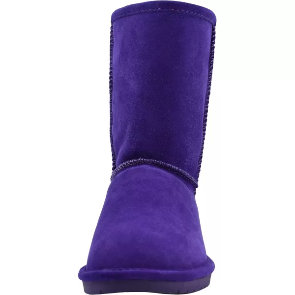 imageBEARPAW Emma Short Womens Classic Winter Slip On Boots Lightweight Suede Boots Multiple ColorsDark Purple