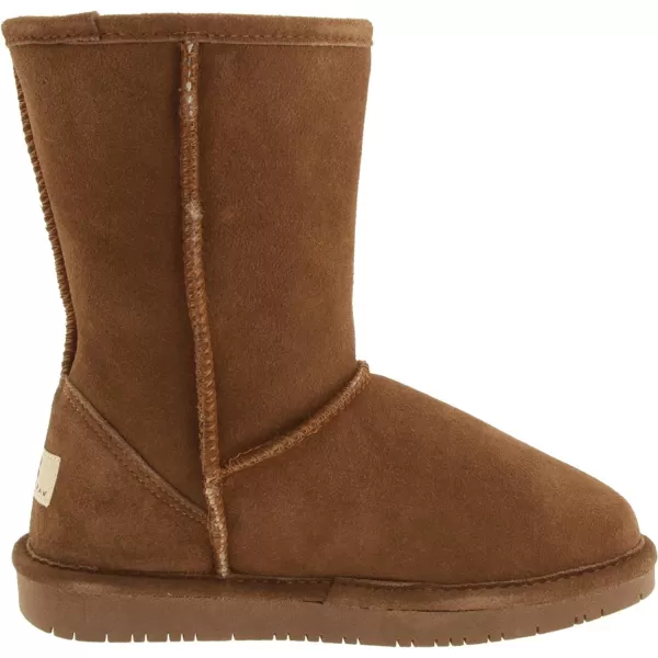 imageBEARPAW Emma Short Womens Classic Winter Slip On Boots Lightweight Suede Boots Multiple ColorsHickory