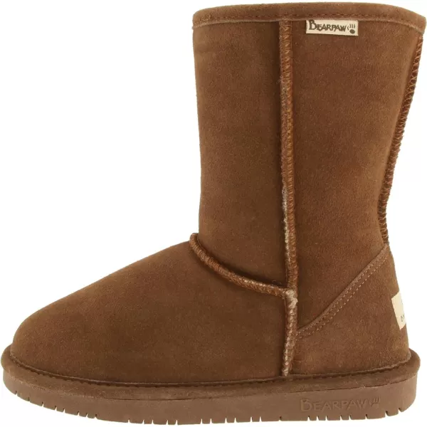 imageBEARPAW Emma Short Womens Classic Winter Slip On Boots Lightweight Suede Boots Multiple ColorsHickory