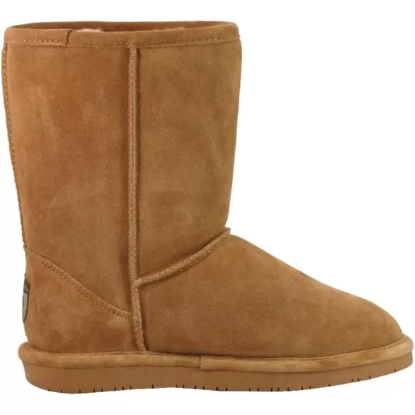 imageBEARPAW Emma Short Womens Classic Winter Slip On Boots Lightweight Suede Boots Multiple ColorsIced Coffee