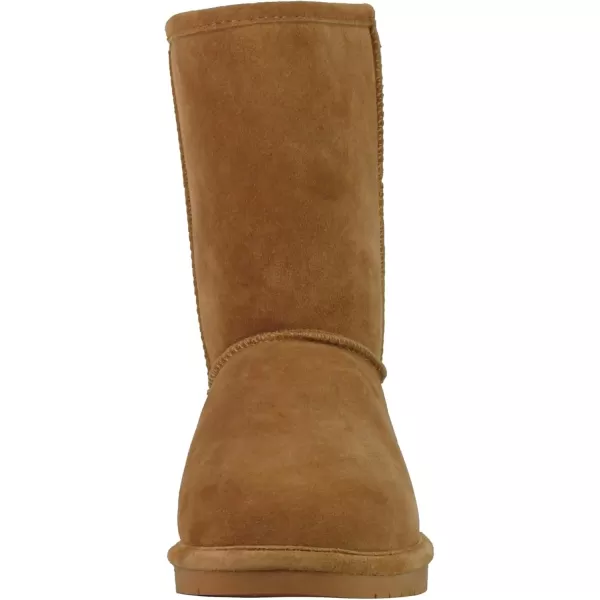 imageBEARPAW Emma Short Womens Classic Winter Slip On Boots Lightweight Suede Boots Multiple ColorsIced Coffee