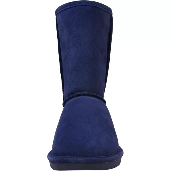 imageBEARPAW Emma Short Womens Classic Winter Slip On Boots Lightweight Suede Boots Multiple ColorsIndigo