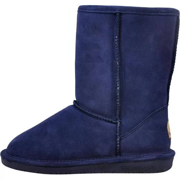 imageBEARPAW Emma Short Womens Classic Winter Slip On Boots Lightweight Suede Boots Multiple ColorsIndigo