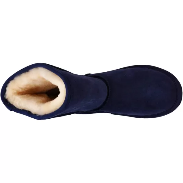 imageBEARPAW Emma Short Womens Classic Winter Slip On Boots Lightweight Suede Boots Multiple ColorsIndigo