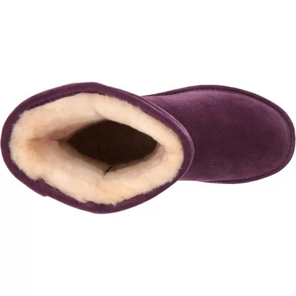 imageBEARPAW Emma Short Womens Classic Winter Slip On Boots Lightweight Suede Boots Multiple ColorsPlum