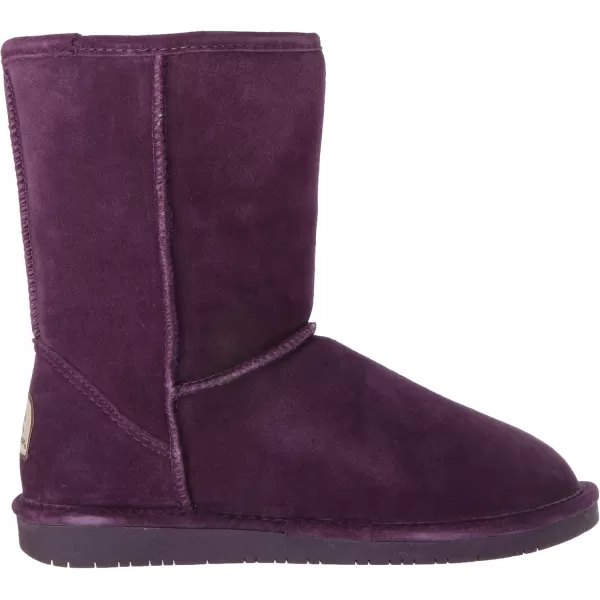 imageBEARPAW Emma Short Womens Classic Winter Slip On Boots Lightweight Suede Boots Multiple ColorsPlum