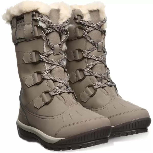 imageBEARPAW Womens Desdemona Multiple Colors  Womens Boot Classic Suede  Womens Slip On Boot  Comfortable Winter BootStone