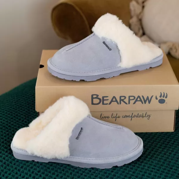 imageBEARPAW Womens Loketta Multiple Colors  Womens Slipper  Womens Shoe  Comfortable ampamp LightweightGray Fog