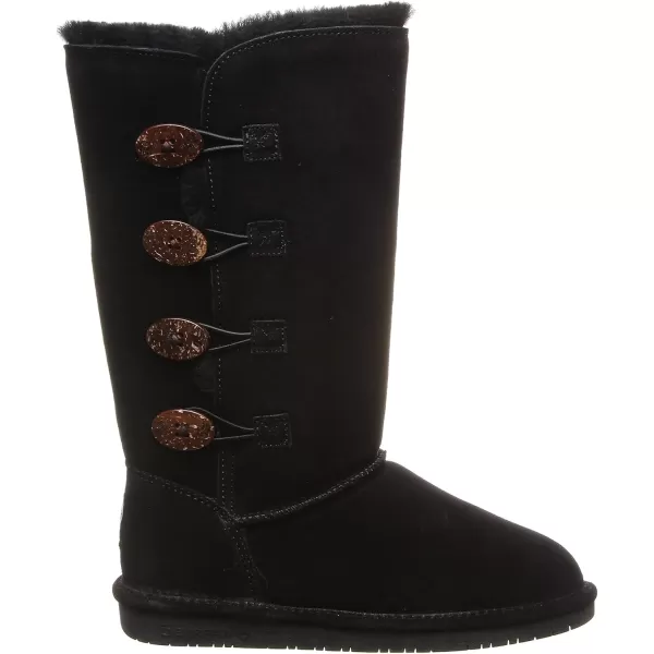 imageBEARPAW Womens Lori Multiple Colors  Womens Boot Classic Suede  Womens Slip On Boot  Comfortable Winter BootBlack II