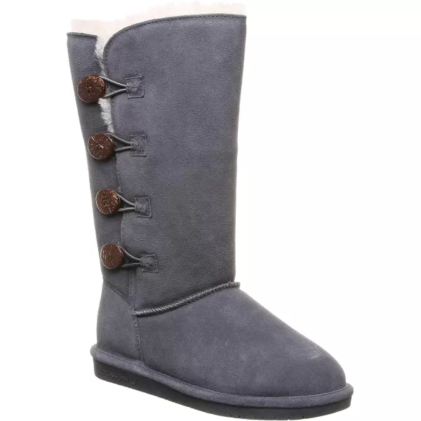 imageBEARPAW Womens Lori Multiple Colors  Womens Boot Classic Suede  Womens Slip On Boot  Comfortable Winter BootCharcoal
