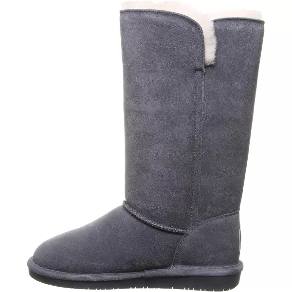 imageBEARPAW Womens Lori Multiple Colors  Womens Boot Classic Suede  Womens Slip On Boot  Comfortable Winter BootCharcoal