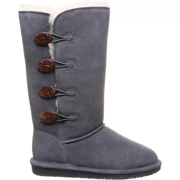 imageBEARPAW Womens Lori Multiple Colors  Womens Boot Classic Suede  Womens Slip On Boot  Comfortable Winter BootCharcoal