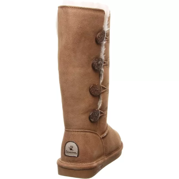 imageBEARPAW Womens Lori Multiple Colors  Womens Boot Classic Suede  Womens Slip On Boot  Comfortable Winter BootHickory