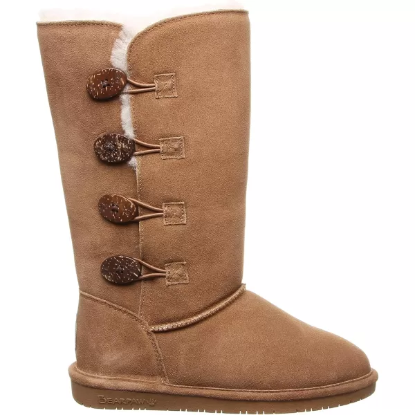 imageBEARPAW Womens Lori Multiple Colors  Womens Boot Classic Suede  Womens Slip On Boot  Comfortable Winter BootHickory