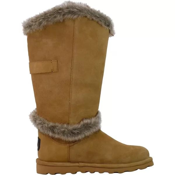 imageBEARPAW Womens Sheilah Tall Multiple Colors  Womens Boot Classic Suede  Womens Slip On Boot  Comfortable Winter BootIced Coffee