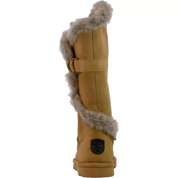 imageBEARPAW Womens Sheilah Tall Multiple Colors  Womens Boot Classic Suede  Womens Slip On Boot  Comfortable Winter BootIced Coffee