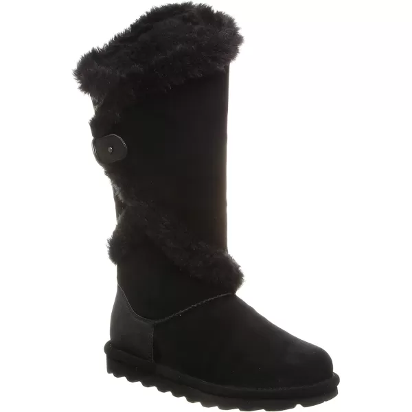 imageBEARPAW Womens Sheilah Tall Multiple Colors  Womens Boot Classic Suede  Womens Slip On Boot  Comfortable Winter BootSolid Black