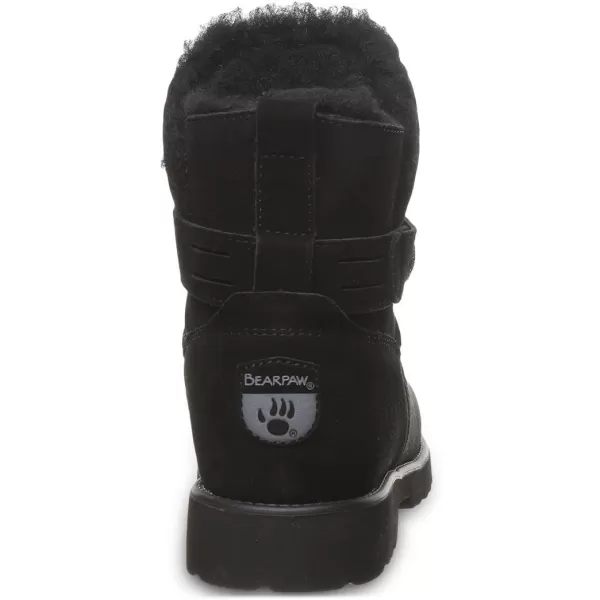 imageBEARPAW Womens Wellston Multiple Colors  Womens Boot Suede  Womens Slip On Boot  Comfortable Winter BootBlack
