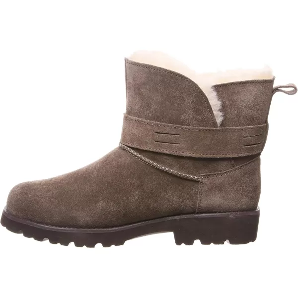 imageBEARPAW Womens Wellston Multiple Colors  Womens Boot Suede  Womens Slip On Boot  Comfortable Winter BootSeal Brown