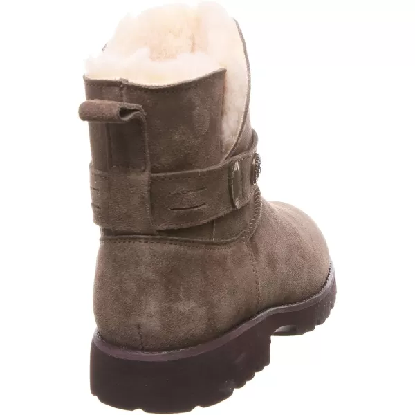 imageBEARPAW Womens Wellston Multiple Colors  Womens Boot Suede  Womens Slip On Boot  Comfortable Winter BootSeal Brown