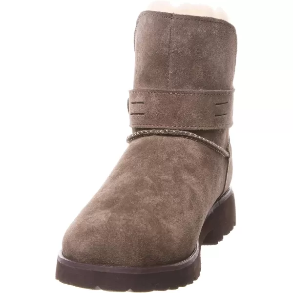 imageBEARPAW Womens Wellston Multiple Colors  Womens Boot Suede  Womens Slip On Boot  Comfortable Winter BootSeal Brown