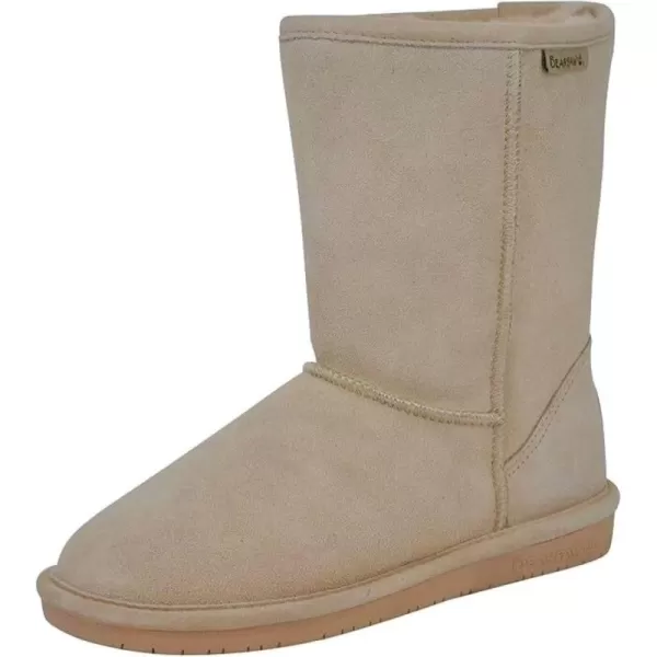 imageBEARPAW Emma Short Womens Classic Winter Slip On Boots Lightweight Suede Boots Multiple ColorsCamel