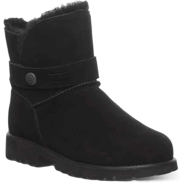 imageBEARPAW Womens Wellston Multiple Colors  Womens Boot Suede  Womens Slip On Boot  Comfortable Winter BootBlack