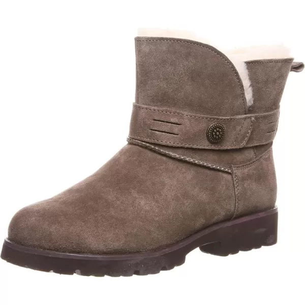 imageBEARPAW Womens Wellston Multiple Colors  Womens Boot Suede  Womens Slip On Boot  Comfortable Winter BootSeal Brown