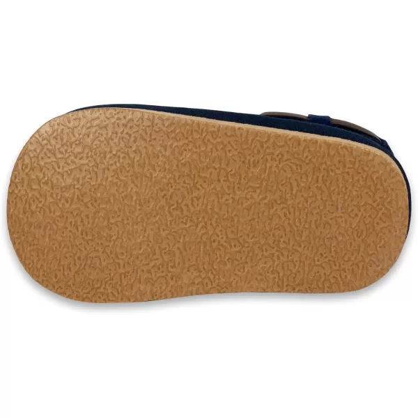 imageBEARPAW Baby Suede Slippers with Faux Fur Lining Comfortable Suede Slip On for Indoor and OutdoorGray Austin