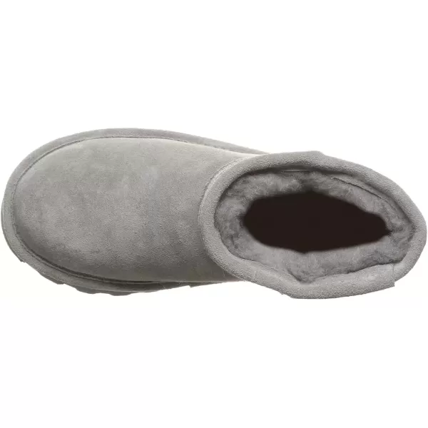imageBEARPAW Alyssa Youth Multiple Colors  Womens Ankle Boot  Womens Slip On Boot  Comfortable Winter BootGray Fog