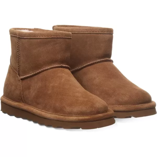 imageBEARPAW Alyssa Youth Multiple Colors  Womens Ankle Boot  Womens Slip On Boot  Comfortable Winter BootHickory