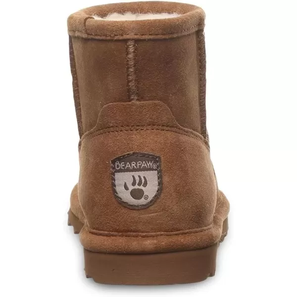 imageBEARPAW Alyssa Youth Multiple Colors  Womens Ankle Boot  Womens Slip On Boot  Comfortable Winter BootHickory