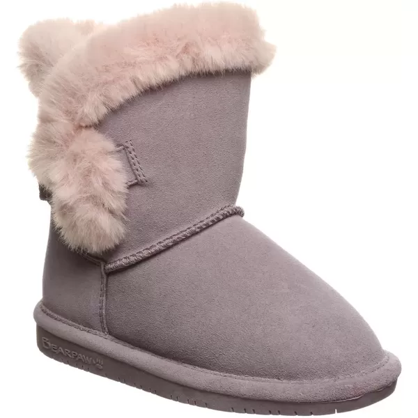 imageBEARPAW Betsey Youth Multiple Colors  Youths Boot Classic Suede  Kids Slip On Boot  Comfortable Winter BootWisteria