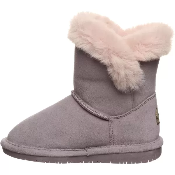 imageBEARPAW Betsey Youth Multiple Colors  Youths Boot Classic Suede  Kids Slip On Boot  Comfortable Winter BootWisteria