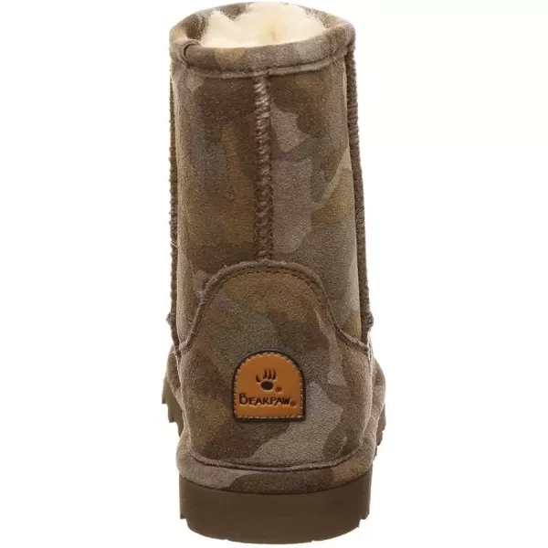 imageBEARPAW Brady Youth Multiple Colors  Youths Fashion Boot  Youths Slip On Boot  Comfortable Winter BootEarth Camo