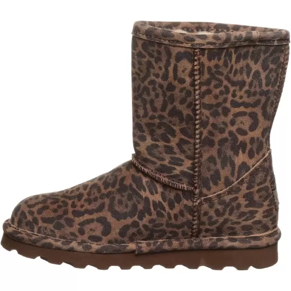 imageBEARPAW Elle Exotic Youth Multiple Colors  Youths Boot Classic Suede  Youths Slip On Boot  Comfortable Winter BootLeopard