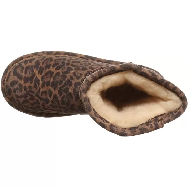 imageBEARPAW Elle Exotic Youth Multiple Colors  Youths Boot Classic Suede  Youths Slip On Boot  Comfortable Winter BootLeopard