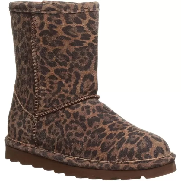 imageBEARPAW Elle Exotic Youth Multiple Colors  Youths Boot Classic Suede  Youths Slip On Boot  Comfortable Winter BootLeopard