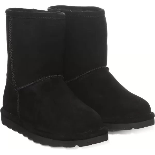 imageBEARPAW Elle Youth Multiple Colors  Youths Boot Classic Suede  Youths Slip On Boot  Comfortable Winter BootBlack